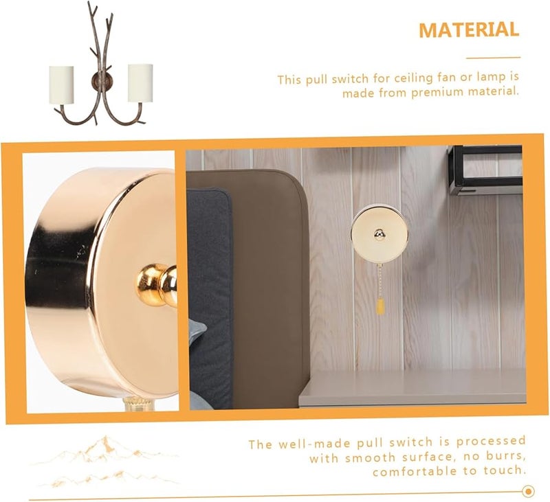 1 قطعة ملحق تركيبات الإضاءة بسلسلة سحب للمراوح السقفية والمصابيح سهلة التركيب - Image 4