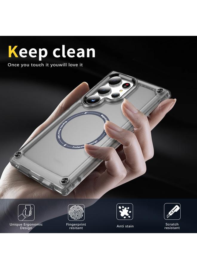 S-TOP Case For Samsung Galaxy S24 Ultra 5G Skin Feel TPU + PC MagSafe Magnetic Phone Case - Image 5