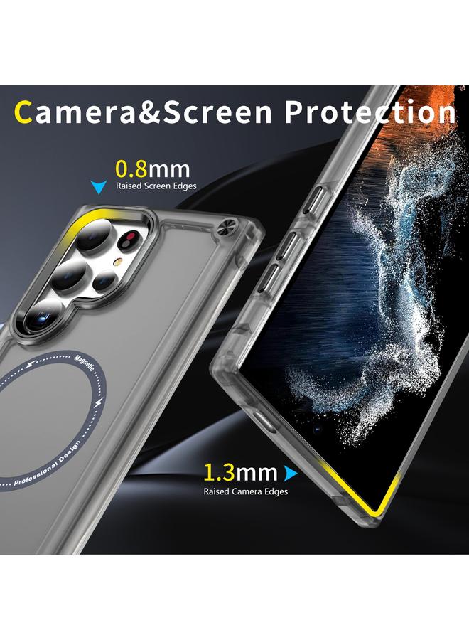 S-TOP Case For Samsung Galaxy S24 Ultra 5G Skin Feel TPU + PC MagSafe Magnetic Phone Case - Image 4