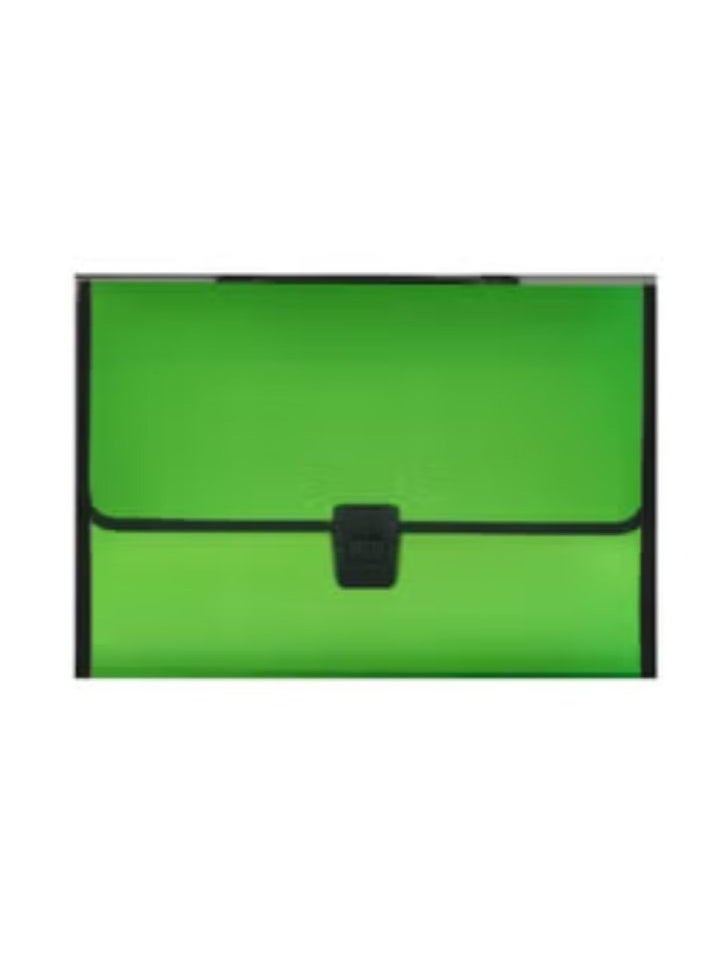 Deluxe - 13-Pocket Expanding File Green - Image 1