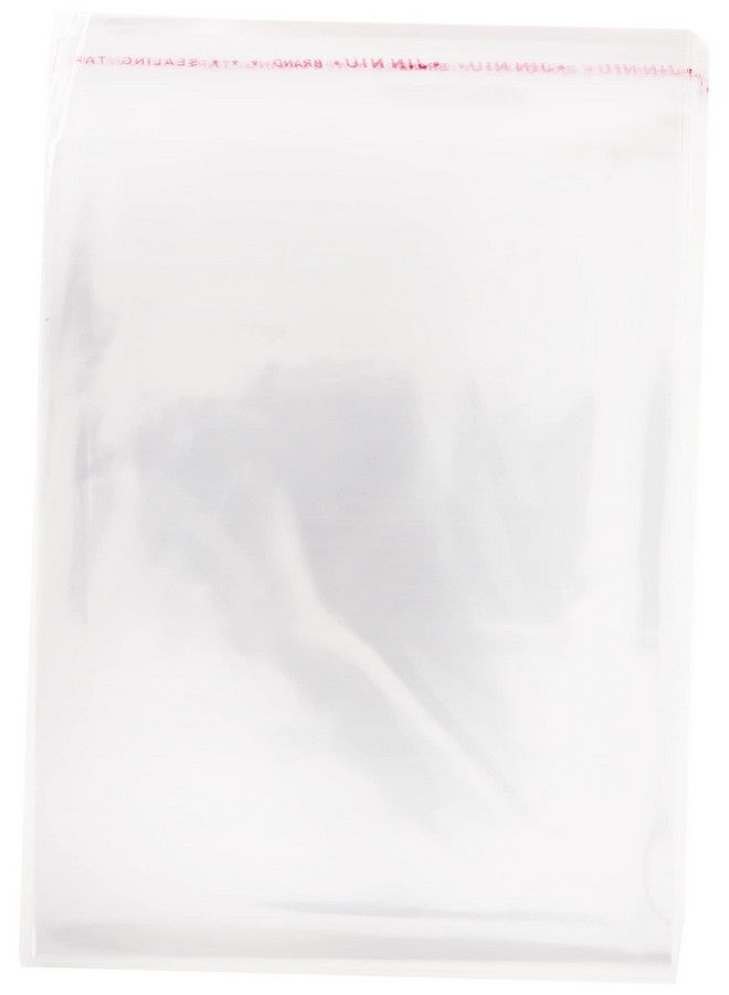 Patty Both 100 Pcs 4 5/8 X 5 3/4 Clear A2+ Card Resealable Cello / Cellophane Bags (Fit One A2 Size Card W/ Envelope) - Image 2