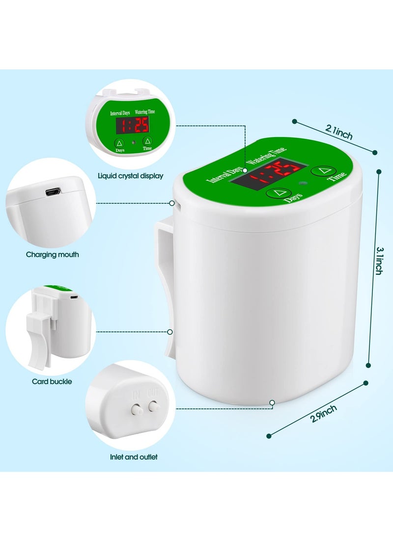 Captaintech Automatic Watering System for Potted Plants, Plant Watering System Houseplants Self Watering System Programmable Water Timer with Drip Irrigation Kit for 12 Plants  - Image 5