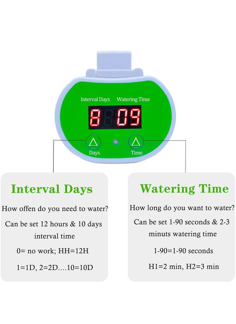 Captaintech Automatic Watering System for Potted Plants, Plant Watering System Houseplants Self Watering System Programmable Water Timer with Drip Irrigation Kit for 12 Plants  - Image 3