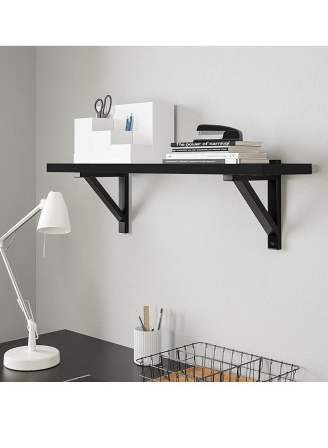Home Gallery Wall Shelf – Sleek Black Floating Shelf for Home Décor, Photo Frames, Plants & Collectibles – Modern Design, Easy to Install, Perfect for Living Room or Bedroom Display  - Image 1