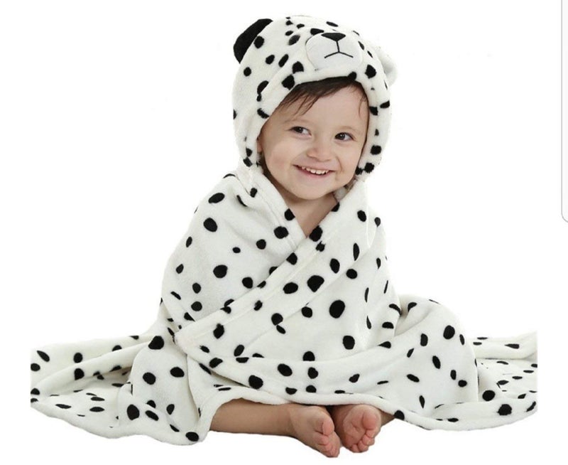 BRANDONN ULTRA SOFT ORGANIC SIDE BORDER PREMIUM BABY BATH TOWEL(WHITE) - Image 5