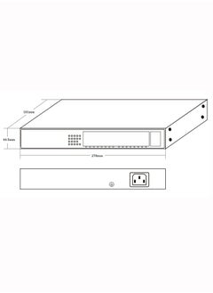 ONV ONV Gigabit 18-port PoE switch(16-Port) / Built-in 160W power supply | ONV-H3016PS  - Image 5
