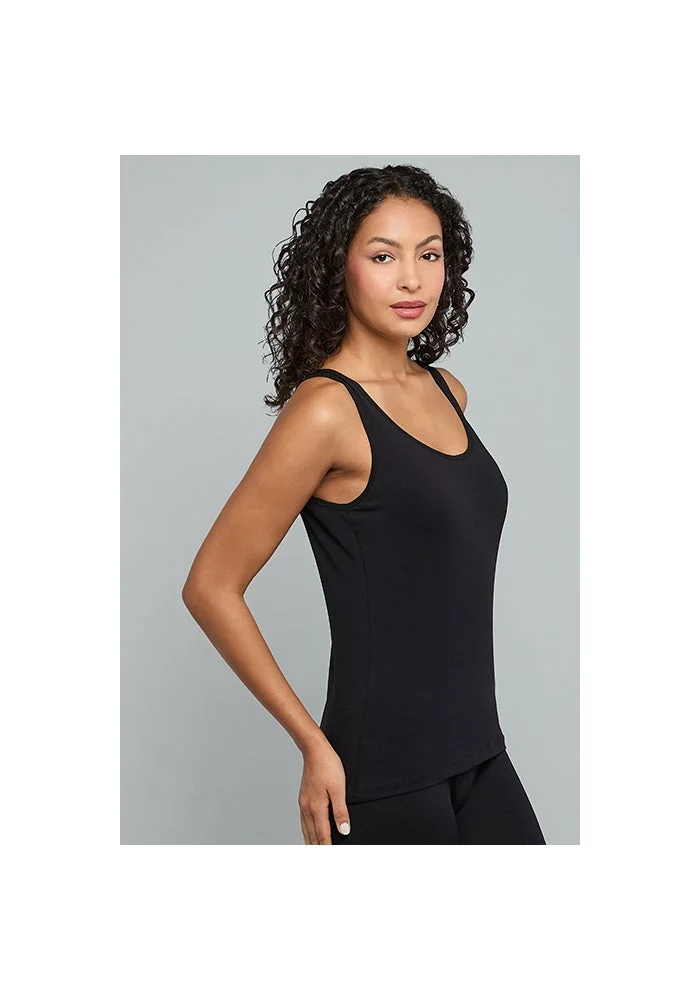 R&b  Solid Tank Top with Moulded Cup for Women | Best Price UAE