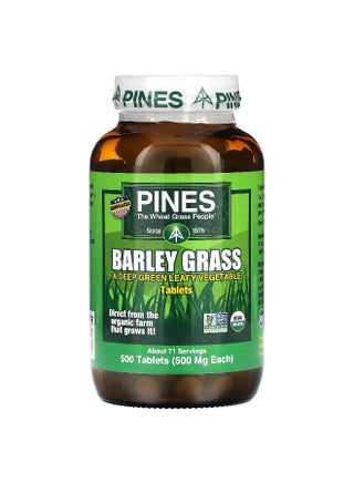 Pines International, Barley Grass, 500 Tablets - pzsku/Z216B4495526487280659Z/45/_/1745236970/453f6716-4dd6-4b9f-b1e2-4d3a1942c107