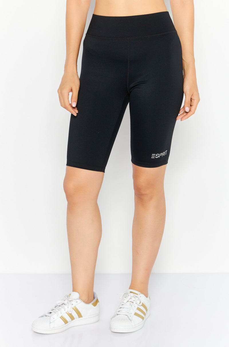 ESPRIT شورتات دراجة ضيقة للنساء، أسود - Image 1