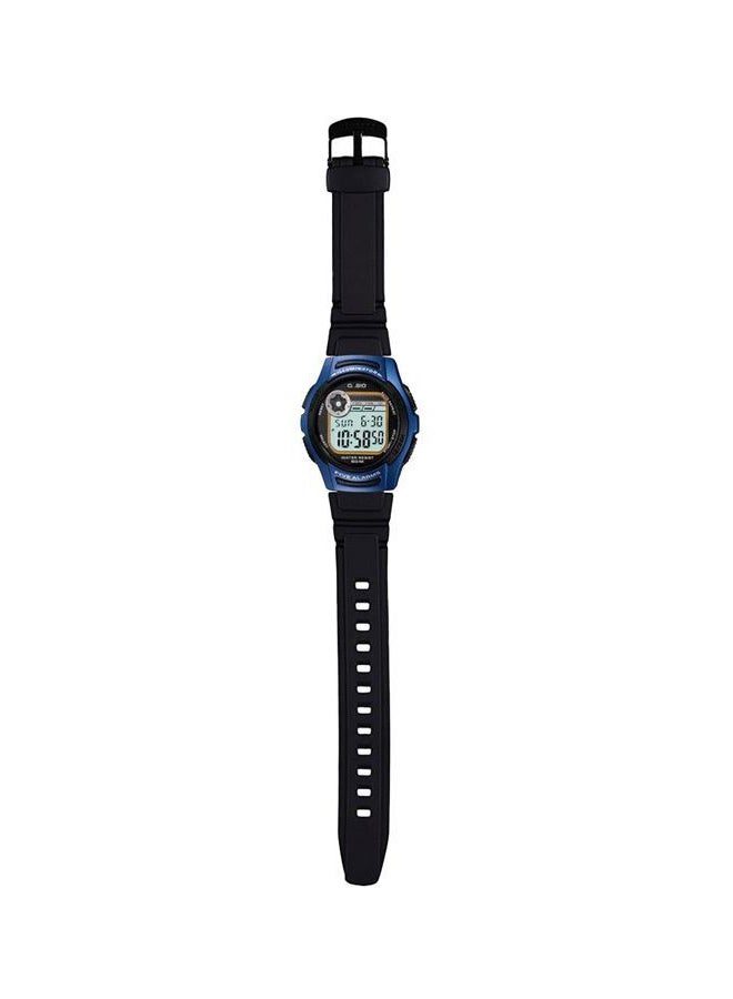 CASIO Boys Plastic Digital Wrist Watch W-213-2AVDF - 46 mm - Black - Image 4