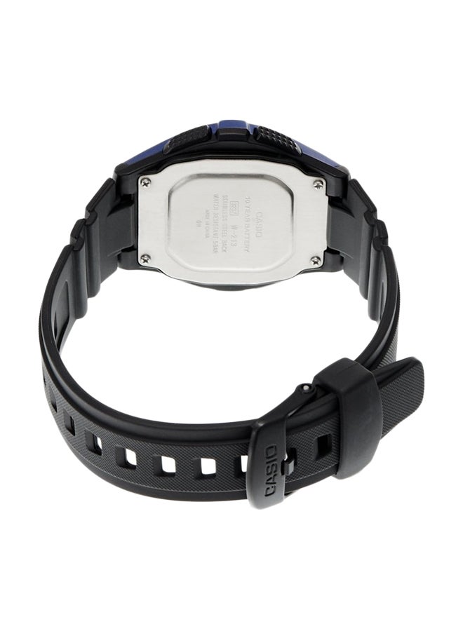 CASIO Boys Plastic Digital Wrist Watch W-213-2AVDF - 46 mm - Black - Image 2