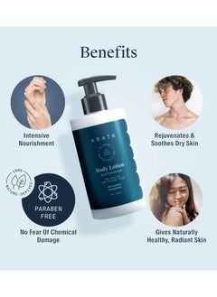 ARATA Arata Natural Moisturising Body Lotion (300 Ml)  - Image 3