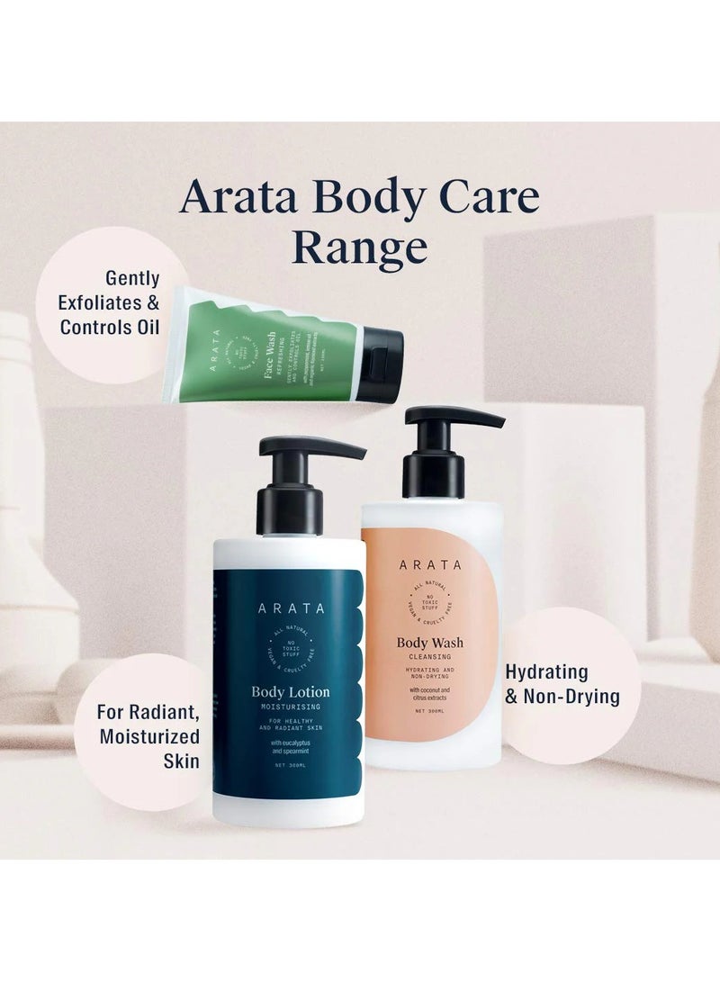 Arata Natural Moisturising Body Lotion (300 Ml) - Image 5