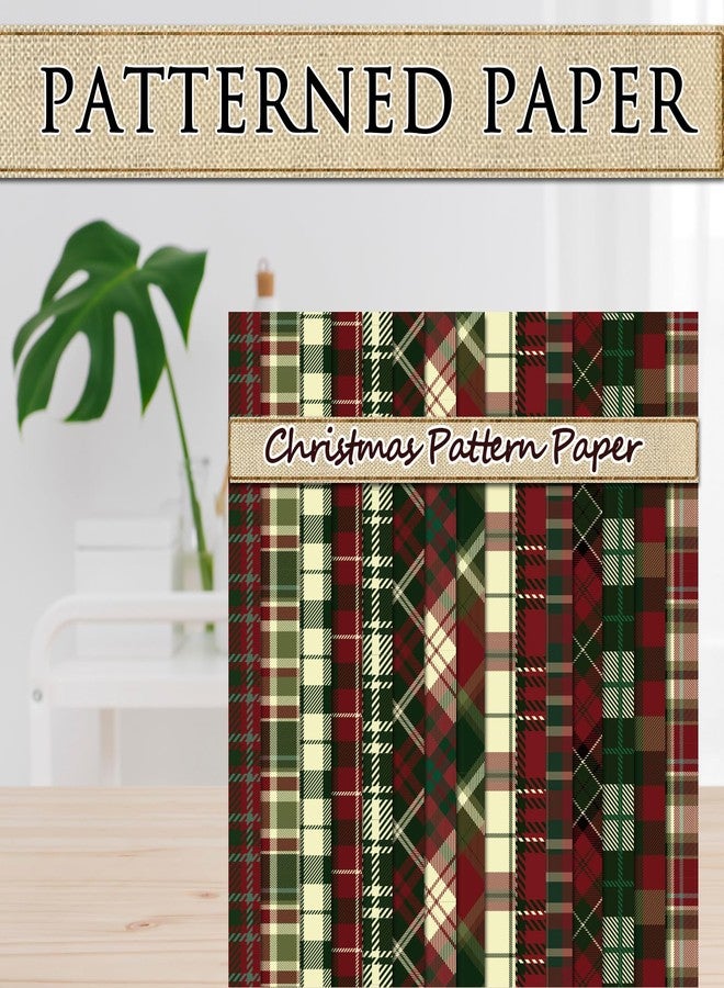 Whaline ورق زينة عيد الميلاد بنمط واهلين 30 قطعة، ورق كرافت مزخرف مزدوج الوجه لصنع بطاقات يدوية وزينة ألبومات الصور، 11.8 × 11.8 بوصة - Image 4