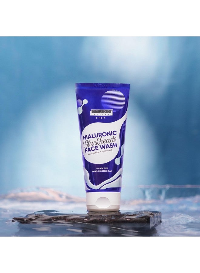 Studd Muffyn | Nialuronic Blackheads Face Wash 100ml | Removes Blackheads - Image 2