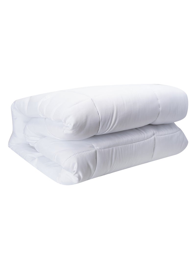 Home-Tex Design - Luxury Hometex Design Mattress Topper with plain white fabric 200x200 cm for king size bed - Image 1