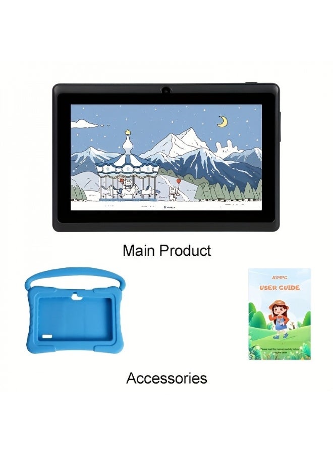 Tablet for Kids, Kids Tablet, 7 Inch Kids Tablets 32GB ROM 4GB 2GB+2GB) RAM Android11 Tablet for Kids 3-14 with 2.4G WiFi, GMS, Eye Protection, Educational, Parental Control, Tablet with Silicone Case - Image 4