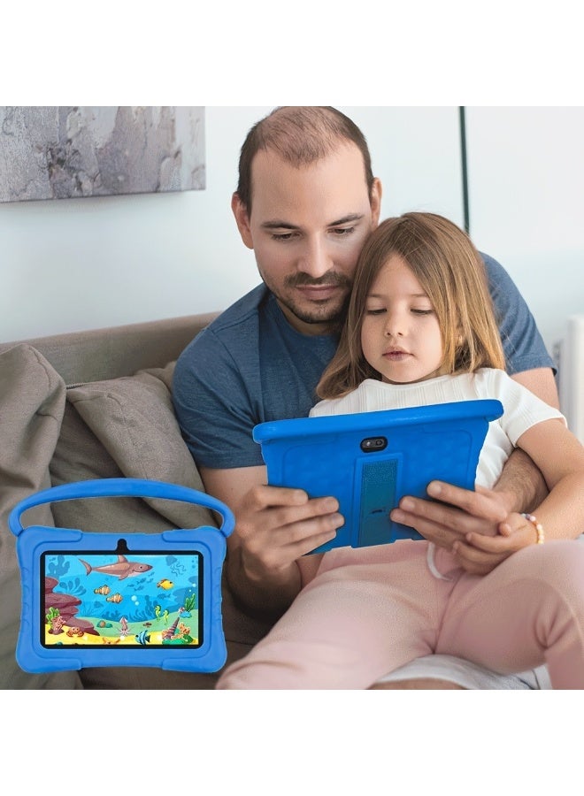 Tablet for Kids, Kids Tablet, 7 Inch Kids Tablets 32GB ROM 4GB 2GB+2GB) RAM Android11 Tablet for Kids 3-14 with 2.4G WiFi, GMS, Eye Protection, Educational, Parental Control, Tablet with Silicone Case - Image 3