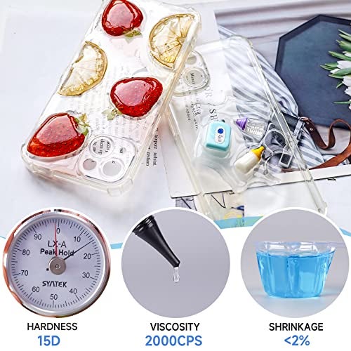 LET'S RESIN راتنج UV نوع ناعم، 100 جرام راتنج إبوكسي شفاف مرن وقابل للانحناء، مجموعة راتنج UV منخفضة الانكماش للحرف، صناعة المجوهرات، الزينة - Image 4