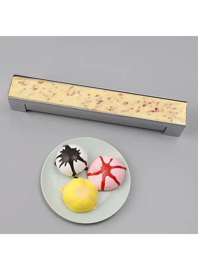 Stainless Steel Rectangular Baking Pan For Tiramisu Cheesecake 1pc - Image 1