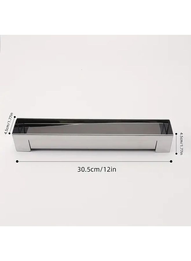 Stainless Steel Rectangular Baking Pan For Tiramisu Cheesecake 1pc - Image 3