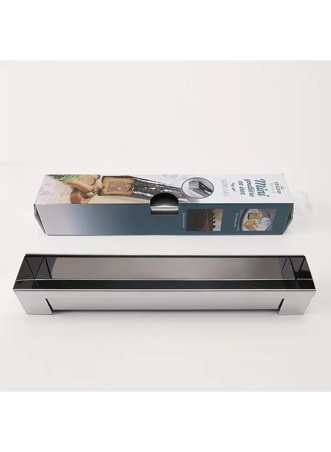 Stainless Steel Rectangular Baking Pan For Tiramisu Cheesecake 1pc - Image 5