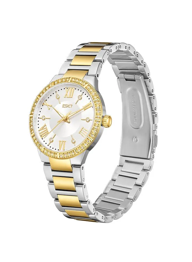 ECSTACY Women's Stainless Steel Analog Watch E23514-TBTS - 37 mm