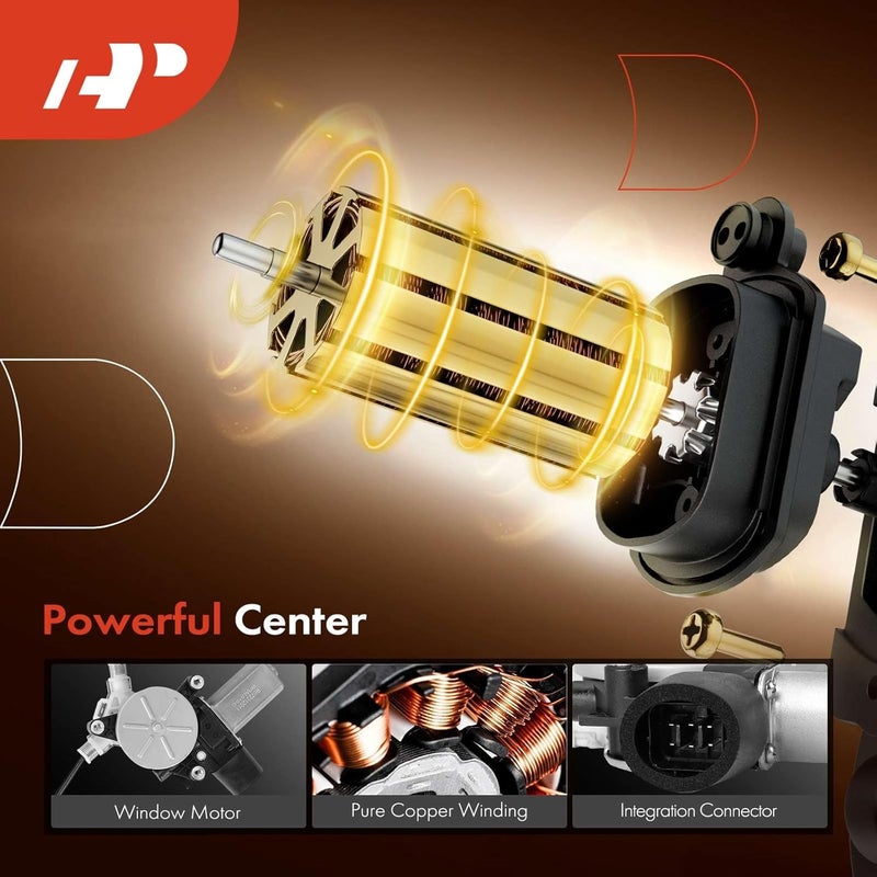 A-Premium Window Regulator with Motor for Subaru Legacy/Outback 2015-2019 Front Left - Image 3