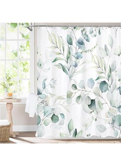 HOOKOR Durku Modern Ombre Fabric Cloth Shower Curtains for Luxury Bathroom Decor, Abstract Chic Summer Watercolor Shower Curtain,180 * 180cm,Hooks Included (Style3)  - Image 1