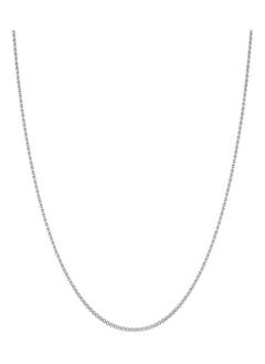 Silver Necklace for men 2.5mm Box Chain Solid 925 Sterling Silver