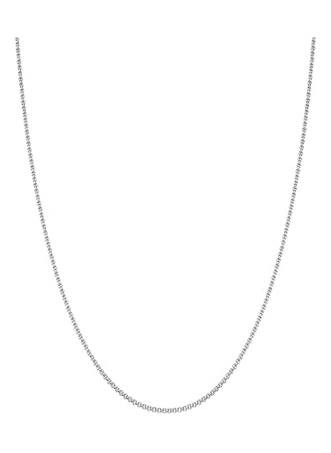 Generic - Silver Necklace for men 2.5mm Box Chain Solid 925 Sterling Silver - Image 1