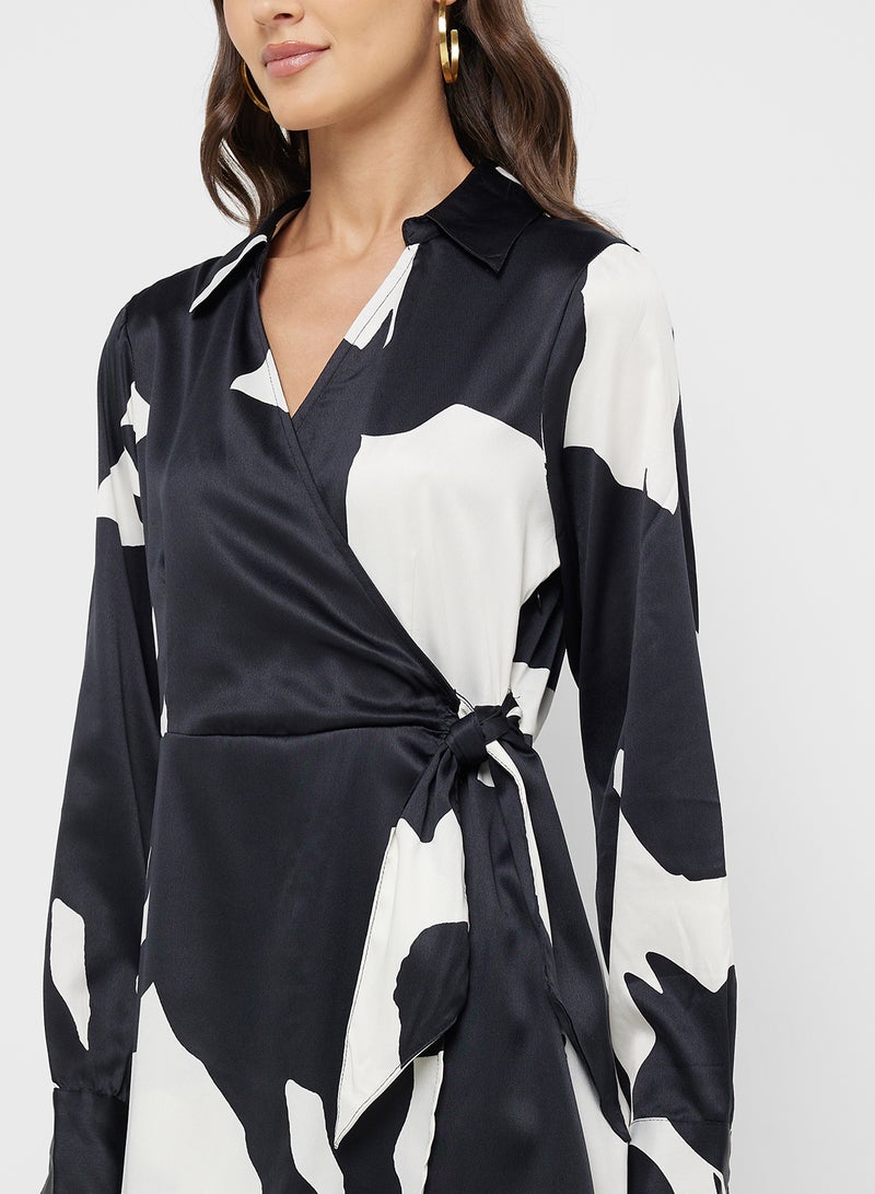 ONLY Abstract Print Dress  - Image 3
