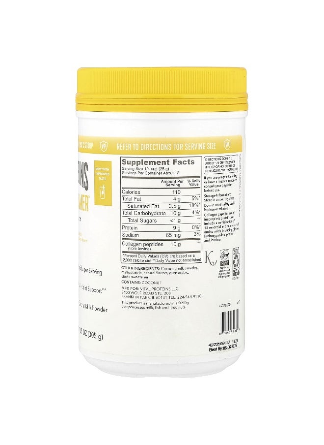 Vital Proteins - Vital Proteins, Collagen Creamer®, Vanilla, 10.7 oz (305 g) - Image 1