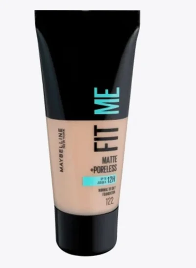 MAYBELLINE NEW YORK Fit Me Matte & Poreless Foundation - 122 Creamy Beige