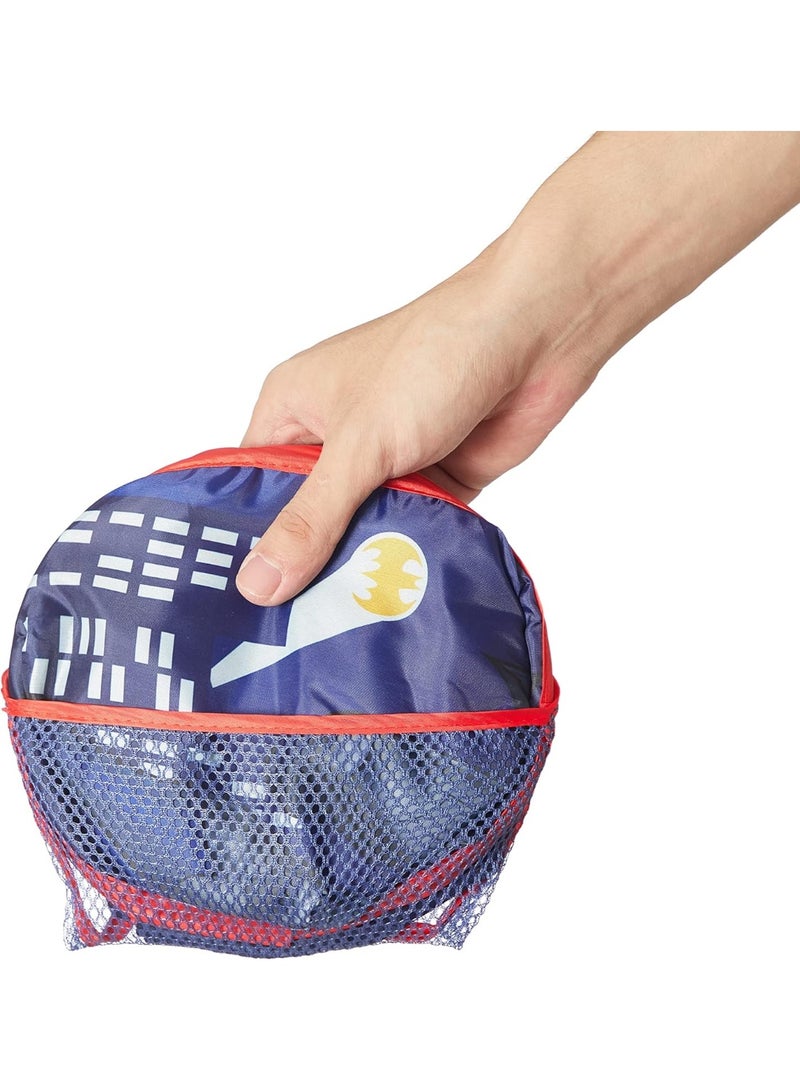 Idea Nuova Batman Pop-Up Hamper with Durable Carry Handles, Kids Laundry & Room Storage Organizer, 21â€H x 13.5â€W x 13.5â€L, Blue - Image 4