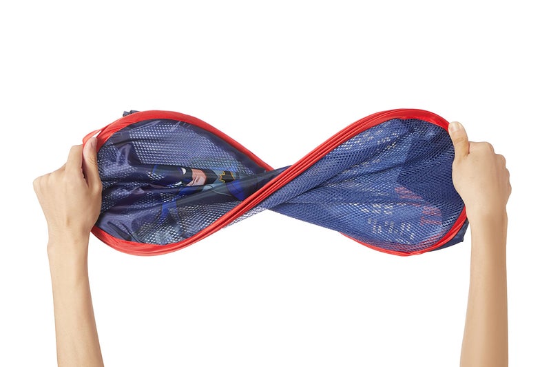 Idea Nuova Batman Pop-Up Hamper with Durable Carry Handles, Kids Laundry & Room Storage Organizer, 21â€H x 13.5â€W x 13.5â€L, Blue - Image 2