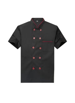 NIBEMINENT Chef Jacket Western Restaurant Chef Uniform Double Breasted Bakery Cafe Cooking Clothes Hotel Staff Wear  - Image 1