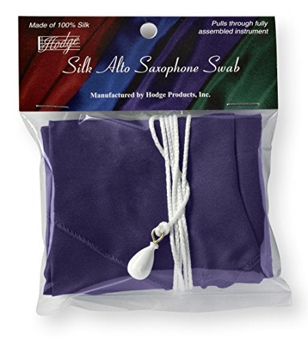 Hodge Silk Alto Saxophone Swab - Purple - Image 2