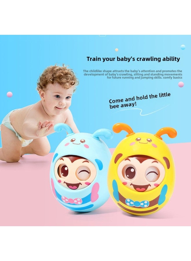 Tumbler Baby Toy Baby Puzzle Early Education 3-6-9 Months Children Over 0 Children 1 Year Old To 7-8 Girls-Color:Hawa Yellow Bee Tumbler - Image 4