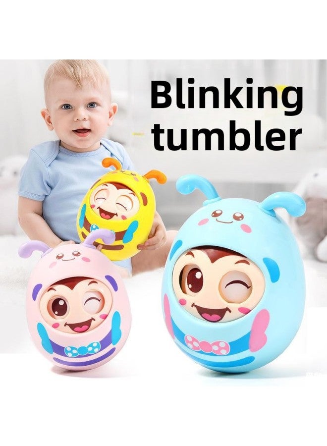 Tumbler Baby Toy Baby Puzzle Early Education 3-6-9 Months Children Over 0 Children 1 Year Old To 7-8 Girls-Color:Hawa Yellow Bee Tumbler - Image 2