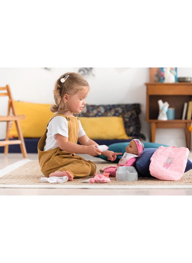 Corolle Corolle - Large Accessories Set for Mon Premier Poupon 12" Baby Dolls, 11-Piece Set Includes Bottle, Bib, Diaper, Potty, Pacifier, Tote Bag and More  - Image 4