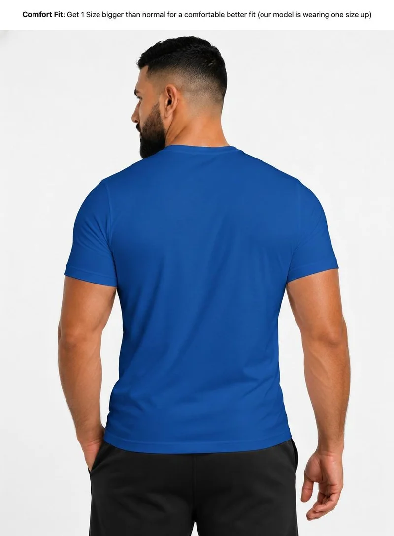 بريما إيس رجالي T-Shirt عشاق الجيم Royal Blue