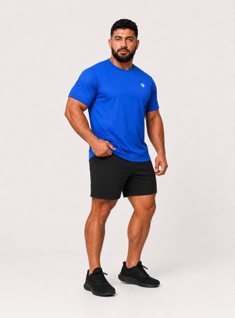 بريما إيس رجالي T-Shirt عشاق الجيم Royal Blue - Image 5