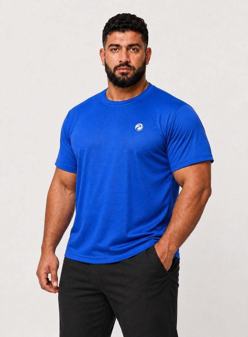 بريما إيس رجالي T-Shirt عشاق الجيم Royal Blue - Image 1