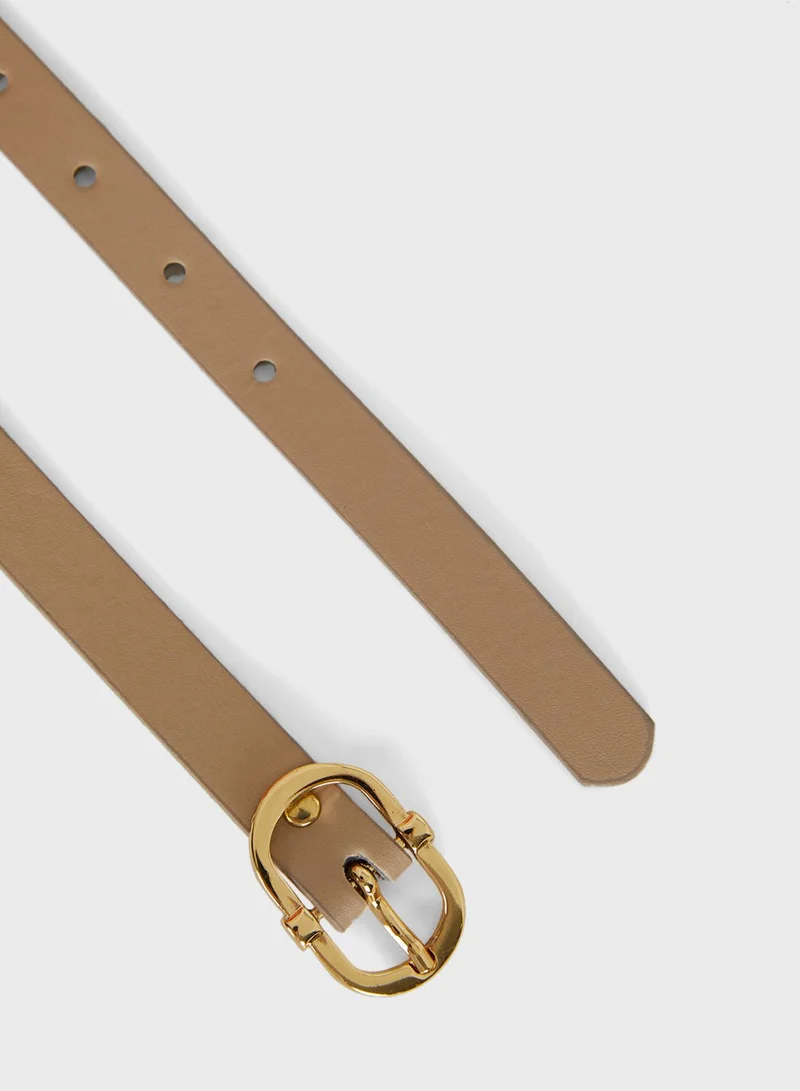 DeFacto Metal Buckle Allocated Whole Belt