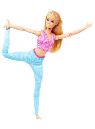 Made to Move Fashion Doll, Blonde Wearing Removable Sports Top & Pants, 22 Bendable “Joints” - view 4