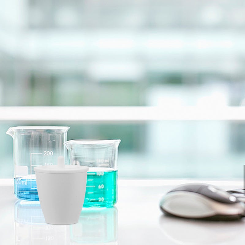Laboratory Crucible Experiment Crucible Cup Laboratory Research Crucible with Lid 50ml - Image 4