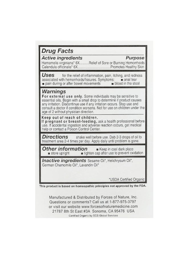 FORCES OF NATURE Forces of Nature, Fissure, Organic Plant Medicine, 0.17 fl oz (5 ml)  - Image 2