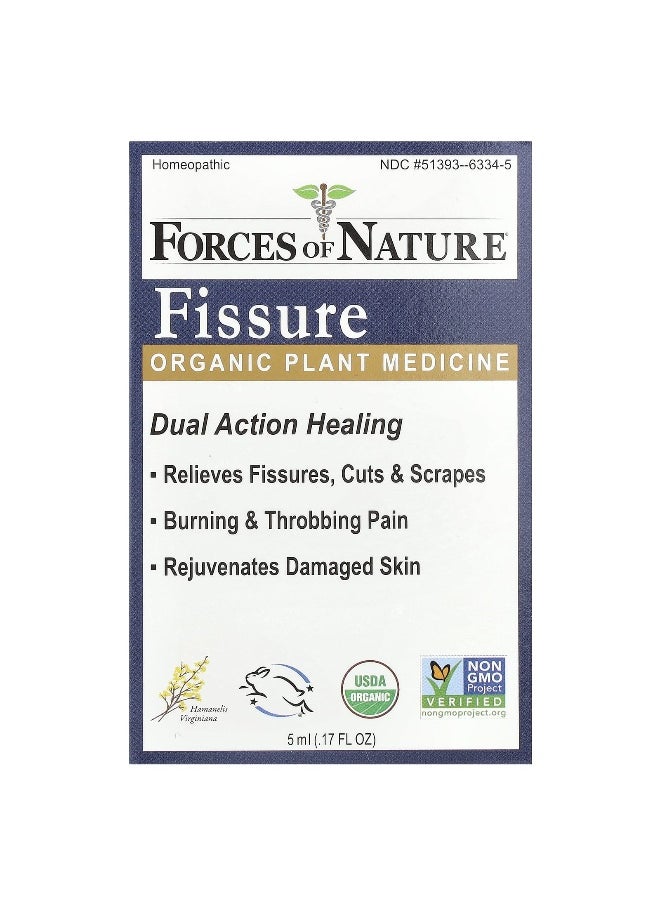 FORCES OF NATURE Forces of Nature, Fissure, Organic Plant Medicine, 0.17 fl oz (5 ml)  - Image 1