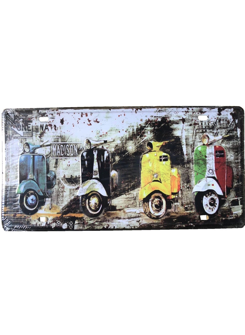 LINGWEI Metal Tin Signs car Plate Cafe Home Decor Retro Poster Vintage Wall - Image 1